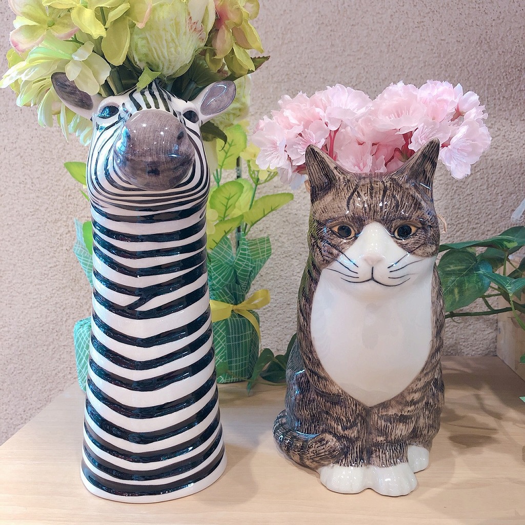 花とアニマルのインテリア♪【Quail Ceramics(クウェイルセラミックス)】