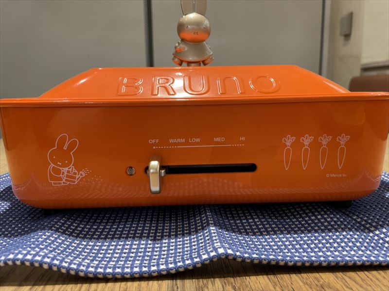 新品未使用】ブルーノ ミッフィー コンパクトホットプレート BRUNO