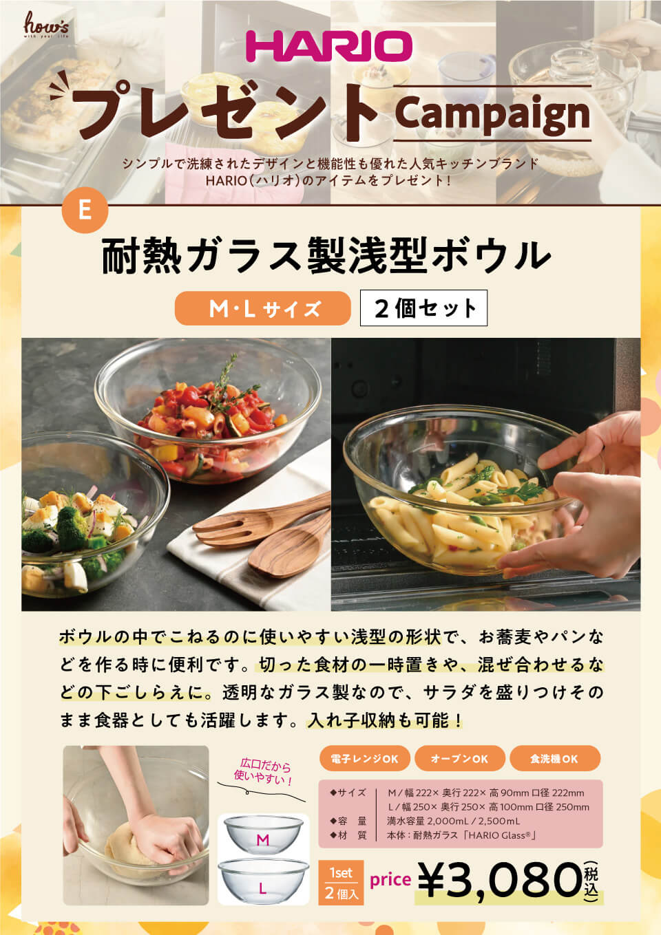 E浅型ボウル