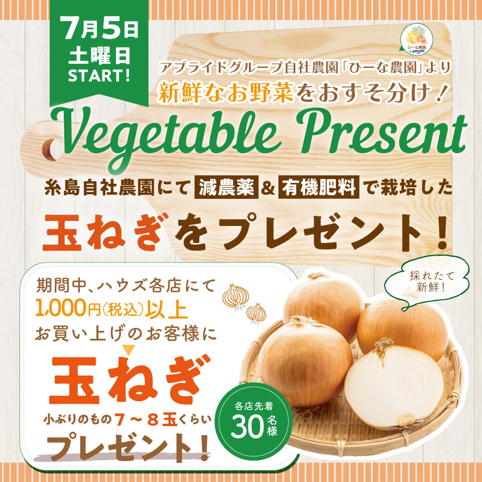 玉ねぎプレゼント