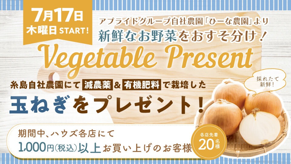 玉ねぎプレゼント